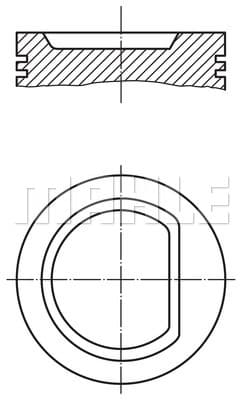 Piston moteur