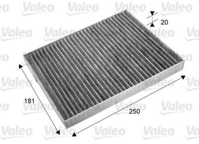 Filtre, air de l'habitacle VALEO PROTECT