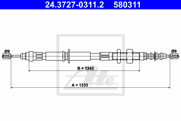 Cable de frein à main