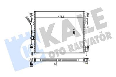 Radiateur, refroidissement du moteur