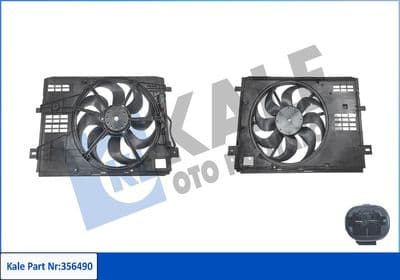 Ventilateur, refroidissement du moteur