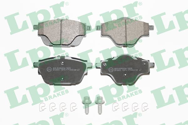 Plaquettes de frein arriere (Jeu de 4)