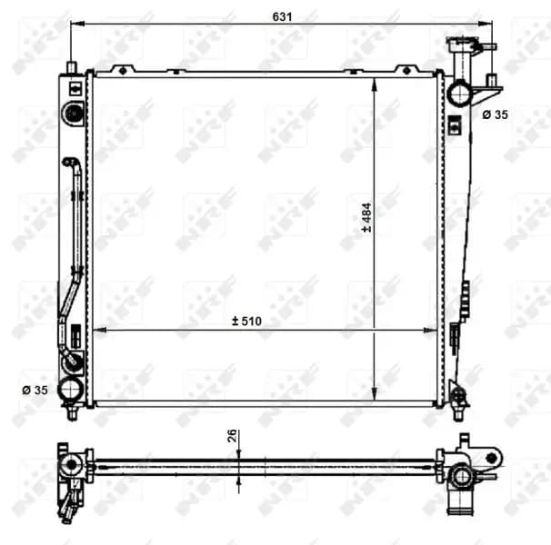 Radiateur, refroidissement du moteur