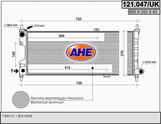Radiateur, refroidissement du moteur