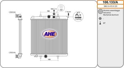 Radiateur, refroidissement du moteur
