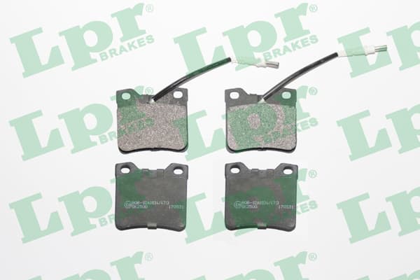 Plaquettes de frein arriere (Jeu de 4)