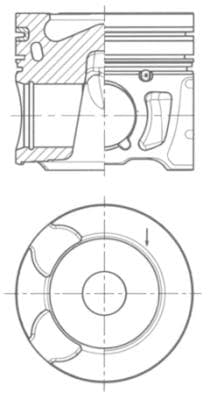 Piston moteur