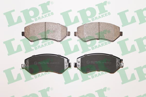 Plaquettes de frein avant (Jeu de 4)