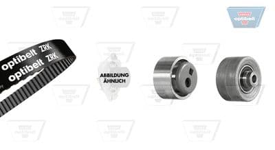Pompe à eau + kit de courroie de distribution Optibelt-WAPU-KIT